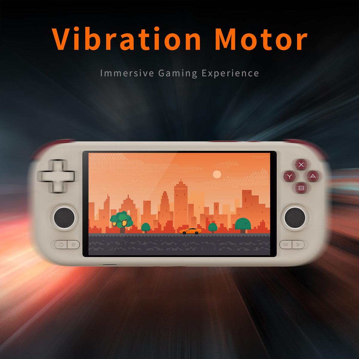 MANGMI AIR X Handheld Game Console with Qualcomm Snapdragon 662 5.5'' Touchscreen Android14 Fast Charging Active Cooling Fan RGB