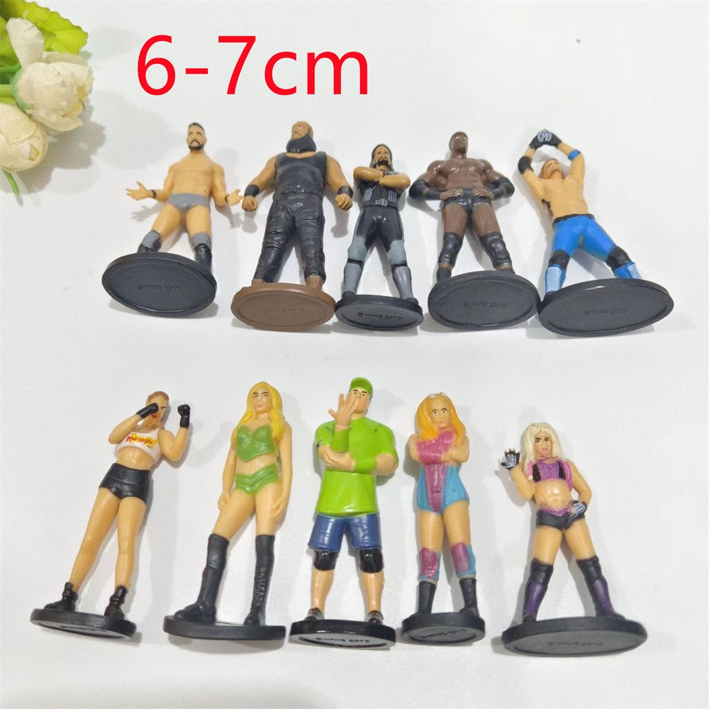 Brinquedo figura de ação de lutador gladiador de luta livre profissional de brinquedo clássico, vários estilos