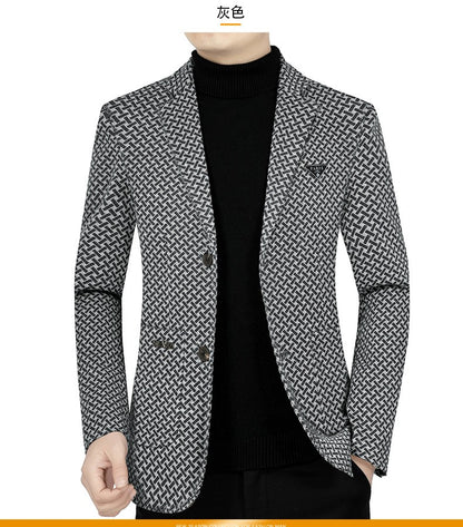 Men Business Casual Blazers Jackets New Male Checkered Suits Coats High Quality Man Spring Slim Blazers Jackets Coats Size 4XL