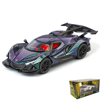 1:32 Apollo IE Miniature Vehicle Mini Alloy Diecast Model Car Metal Sound & Light Collection Hobby Children Toy Car Birthday Boy