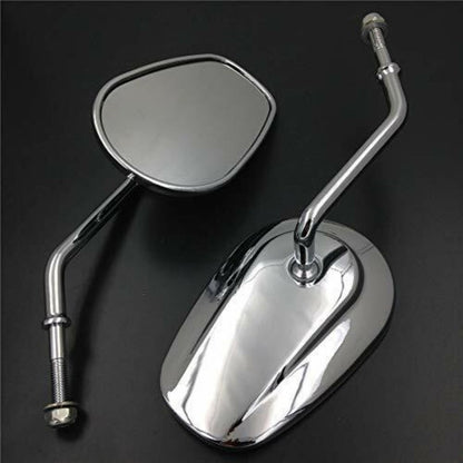 Para Harley Dyna Electra Glide Fatboy Iron 883 Road Glide Sportster 883 1200 Softail Espelhos Laterais Retrovisores de Moto