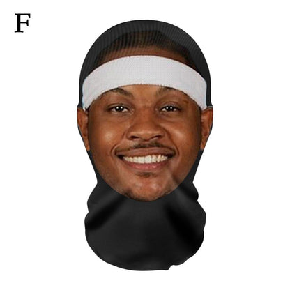 New 3D Printed Mask Full Face Mask Simulation Character Celebrity Face Funny Headgear for Fans Cosplay Role Play Face Mask