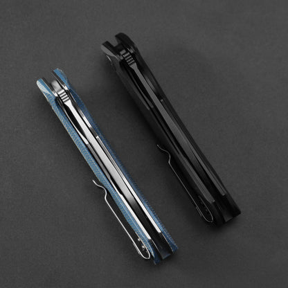 Petrified Fish PF838 Folding Knife Jackknife D2 Steel Outdoor Camping Hunting Hiking EDC Tool Ball Bearing G10 Handle Knives