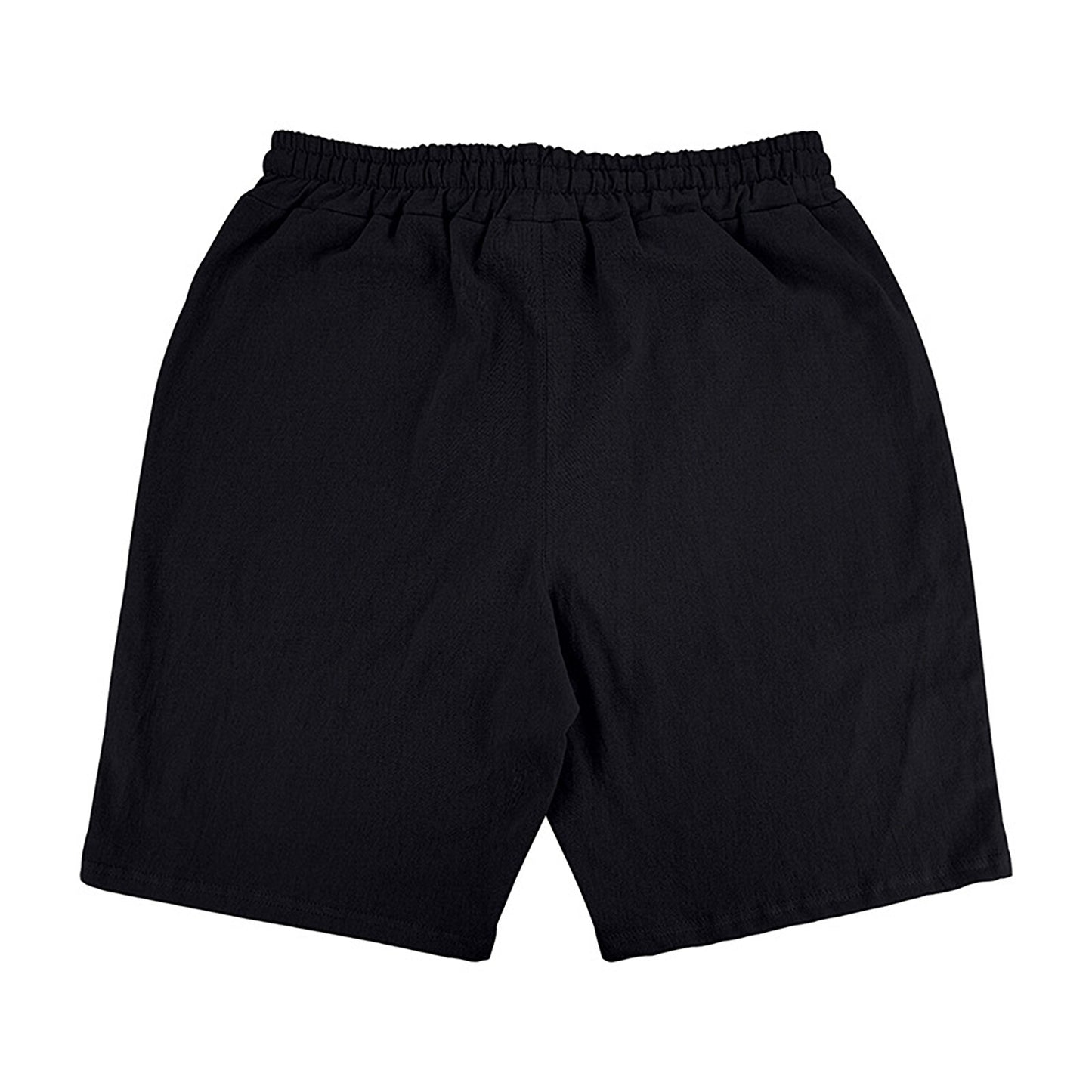 2024 New Men'S Cotton Linen Shorts Pants Male Summer Breathable Solid Color Linen Short Trousers Fitness Streetwear M-4xl