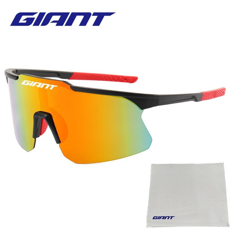 Óculos de sol esportivos gigantes masculinos e femininos para ciclismo ao ar livre, bicicleta, direção, viagem, podem ser combinados com um estojo de pano para óculos.