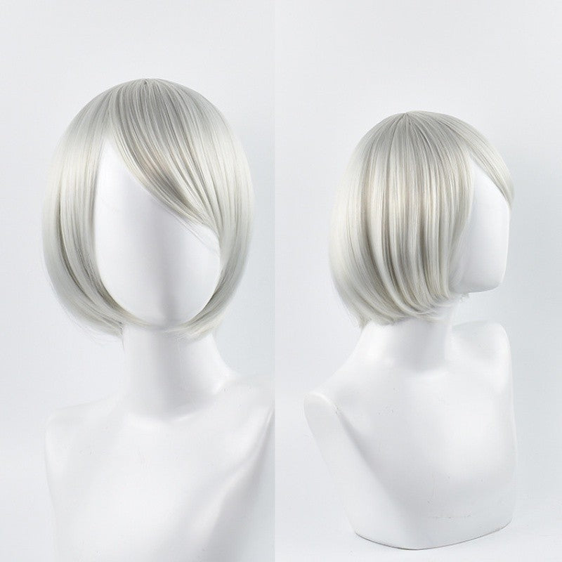 Anime Nier Automata Cosplay 9S Yorha 2B Cosplay Suit Male Women Outfit Wig Disguise Costume Plus Size Fancy Party Black Dress