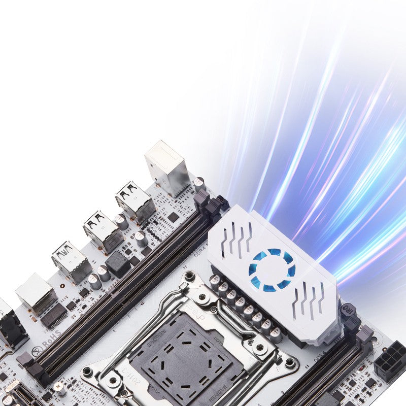 QIYIDA X99 Conjunto de Placa-Mãe Kit LGA 2011-3 Processador CPU Xeon E5 2670 V3 16G REG ECC DDR4 RAM Memória NVME M.2 SATA3.0 USB3.0