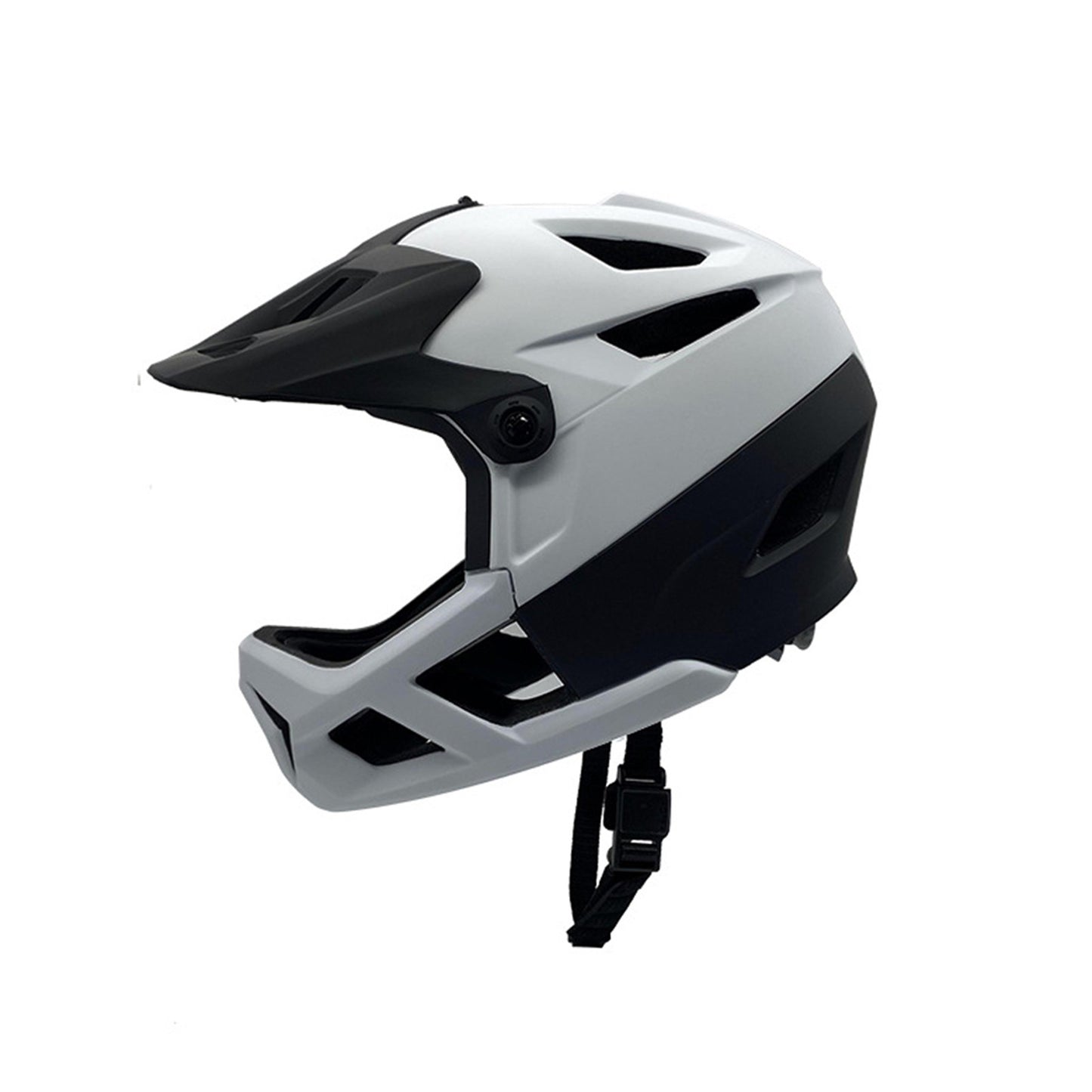 Capacete Integral de Mountain Bike para Homens Mulheres Capacete de Ciclismo de Estrada Leve com Viseira Ajustável e Porta para Óculos de Proteção 55-59CM