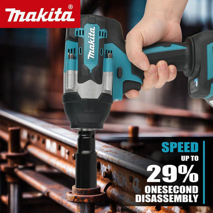 Chave de Impacto a Bateria Makita DTW700, Velocidade Contínua, 18V, Ferramenta Elétrica Sem Escovas (Sem Bateria) para Aperto de Parafusos Pesados