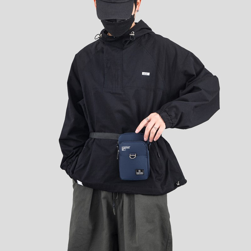 Sports Wallet Phone Bag Shoulder Bag Pouch Case Belt Handbag Purse Coin Wallet Retro Key Holder Small Money Bag