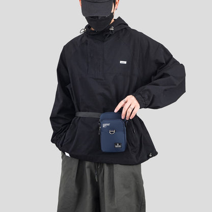 Sports Wallet Phone Bag Shoulder Bag Pouch Case Belt Handbag Purse Coin Wallet Retro Key Holder Small Money Bag