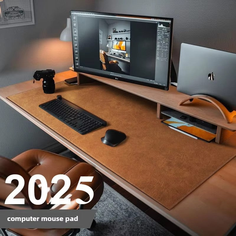 Retro Mousepad Large Mouse Pad Waterproof Non-slip PU Suede Desk Mat Computer Keyboard Desk Pad Mouse Mats Gaming Accessories