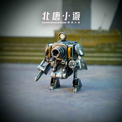 1:64 Metal Slug Genuine Tide Play Figura Snk Feita à Mão Metralhadora Pesada Lança-chamas Boneca Tanque Soldado Inimigo