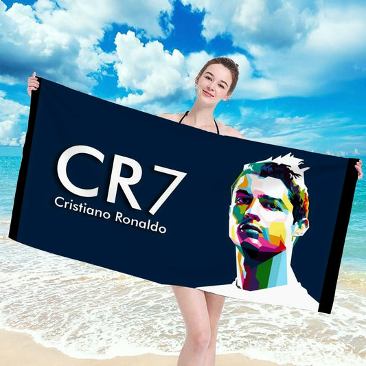 Cristiano Ronaldo Spa Personal Care Beach Towel For Bath Towels Bathroom Set Accessories Sauna Turban for Hair Drying Large Home