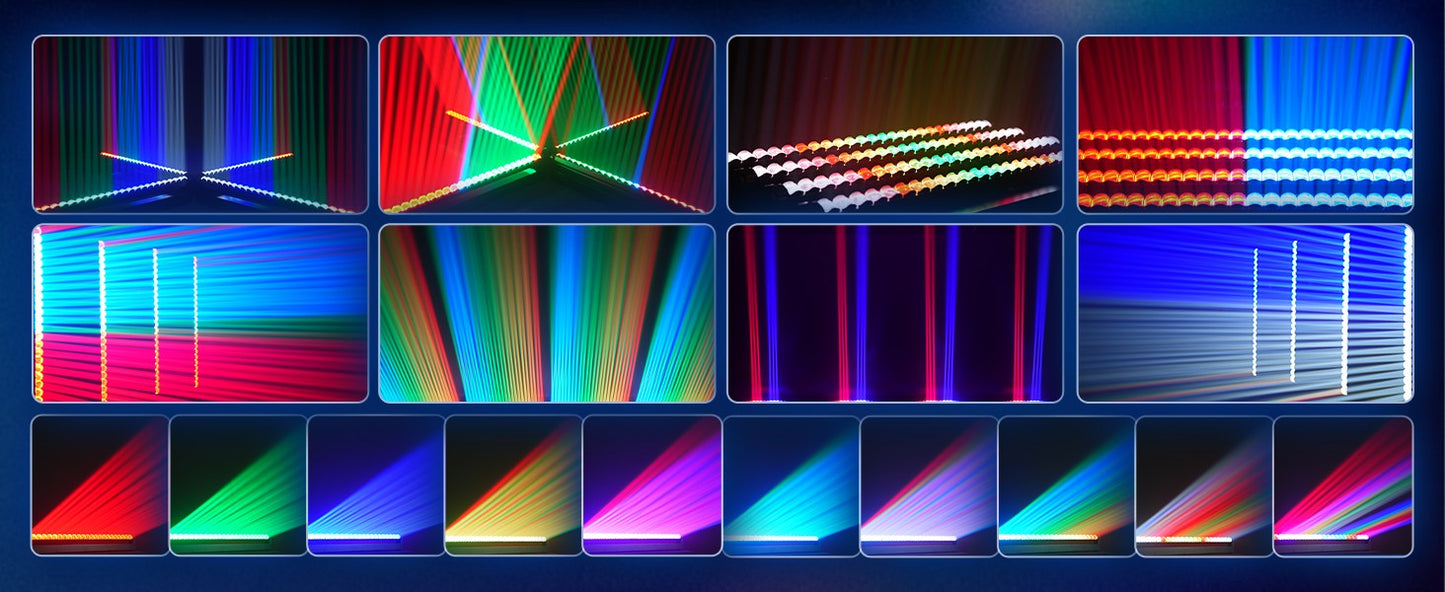 4PCS 9LEDs RGBW 4IN1 DMX Wall Wash Lamp DJ Disco Party Stage Light Effect for Concert Wedding Theater Xmas Live Show Bar Club