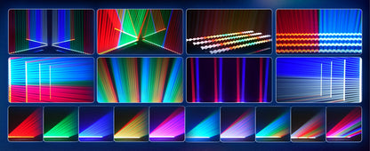 4PCS 9LEDs RGBW 4IN1 DMX Wall Wash Lamp DJ Disco Party Stage Light Effect for Concert Wedding Theater Xmas Live Show Bar Club
