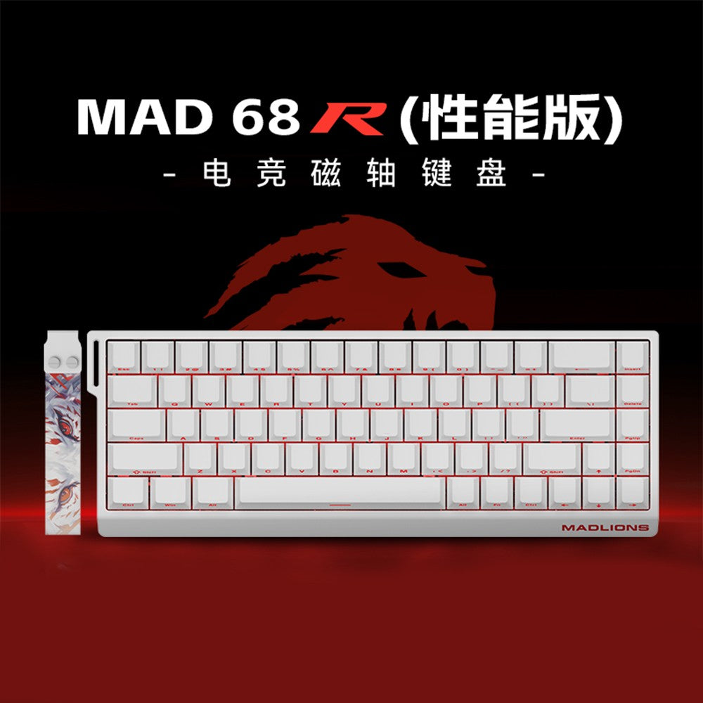 Teclado Mecânico Madlions Mad 60He com Switch Magnético MAD68 Teclado com Fio Mad60he Personalizado MAD68he Presentes para Gamers de Esports