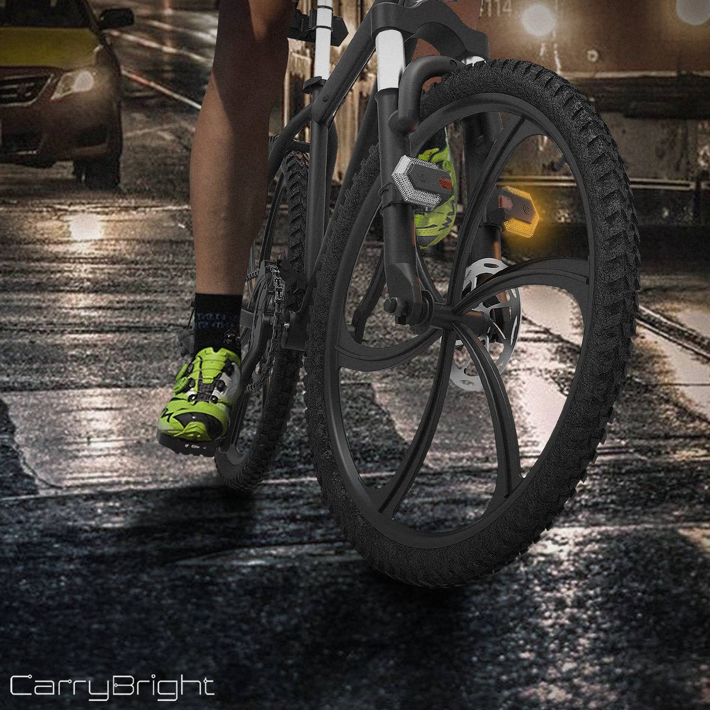 Bike Light LED Bicycle Wireless Remote Control Turn Signal Horn Taillight Warning Lamp Waterproof Outdoor Cycling Accessories
