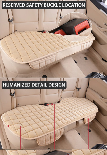 Capa de Assento de Carro de Pelúcia SEAMETAL Almofada de Carro Ultramacia Protetor de Assento de Carro Antiderrapante Universal para Sedans SUVs Caminhões Picapes