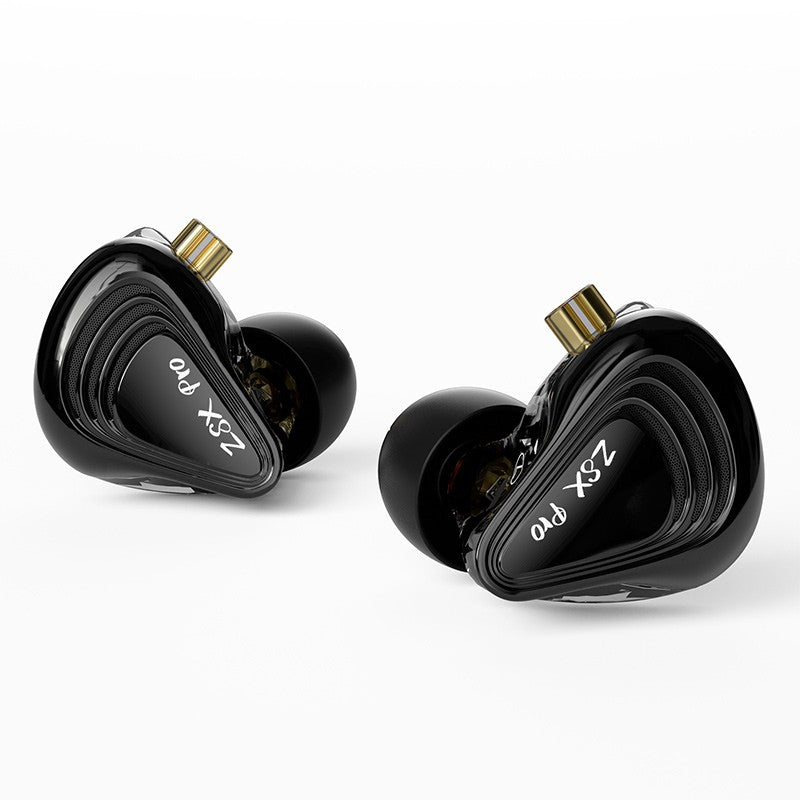 KZ ZSX Pro 5BA+1DD 12mm Drive Hybrid Drive Unit Earphones HIFI Music Earbuds Sport Game Headsets 2PIN Replaceable Cable ZSXPRO