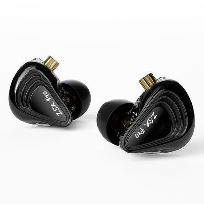 KZ ZSX Pro 5BA+1DD 12mm Drive Hybrid Drive Unit Earphones HIFI Music Earbuds Sport Game Headsets 2PIN Replaceable Cable ZSXPRO
