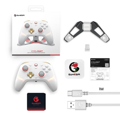 Gamesir Cyclone 2 Wireless Controller with  Hall effect Controller for PC Steam Switch ios Andrioid Optional base