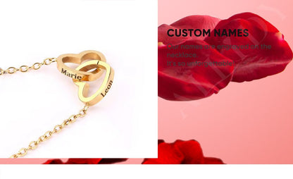 2025 Hot Eternal Rose Teddy Bear Gift Box with Custom Necklace Jewelry Set Valentine's Birthday Holiday Gift Back School Gift