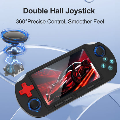 GAMINJA ANS16 Handheld Game 4.5 Inch IPS Screen RGB Lighting Portable Retro Video Game Console 64GB For PS1/GBA/SFC