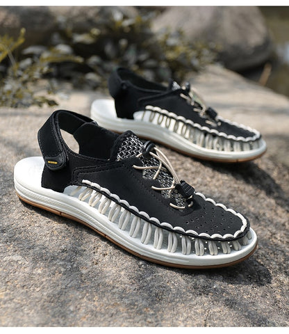 Summer New Sandals Fashion Handmade Weaving Casual Men Sandals Brand Designer Outdoor Walking Men's Shoes Summer Beach Shoes