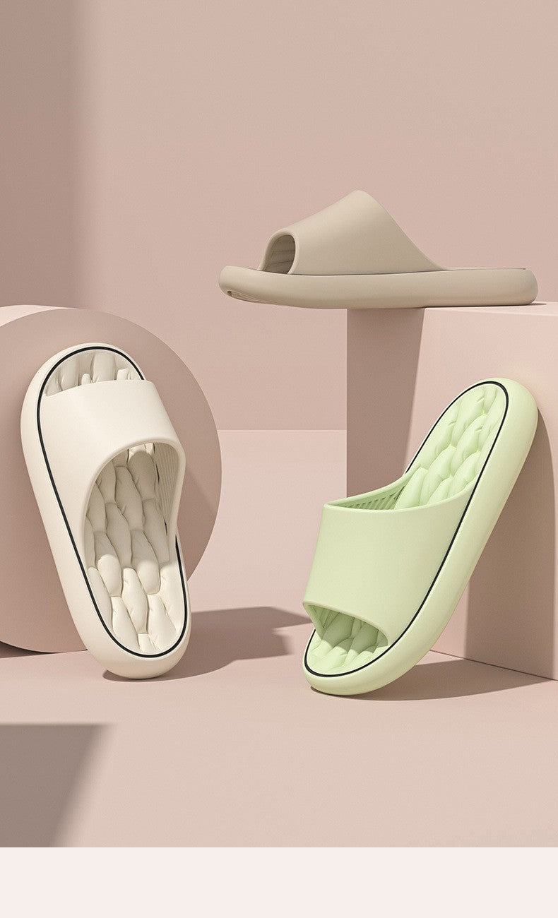 Super Light Soft Slippers Simple Fashion Slides EVA Elastic Shoes Colorful Sneakers In Door Bathroom Flip Flops