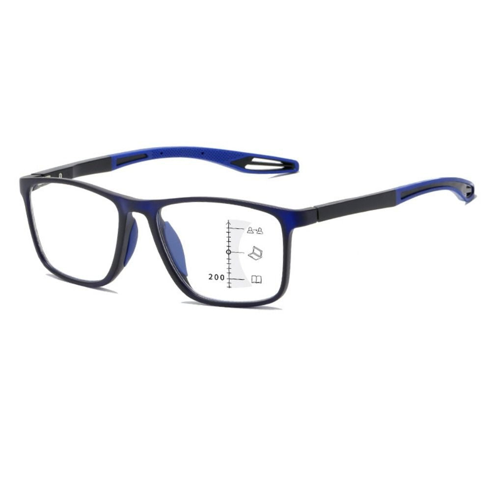 Soft Multifocal Progressive Reading Glasses TR90 Anti Blue Light Near Far Eyewear Men Women's Large Frame Farsight Eyeglasses ?