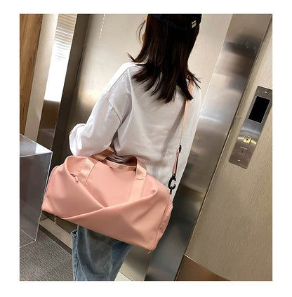 Women Gym Bag Sports Travel Dry Wet Bag Handbags Multifunction Swimming Tote Shoulder Weekend Fitness Duffle Yoga Shoes Daypack