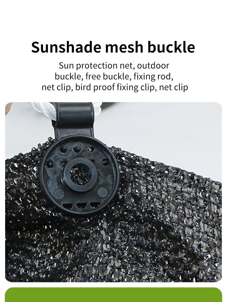 50Pcs Shade Cloth Clips Shade Fabric Clamps Grommets For Net Mesh Cover Sunblock Fabric In Garden Backyard Greenhouse Fixer