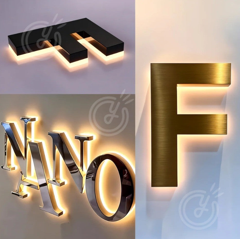 House Name Sign Outdoor House Name Plaque Custom Metal Sign Illuminated Led Traditional House Name Sign Villa Martina Logo