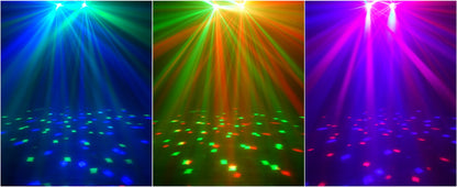 U'King Mini 5IN1 Bracket Effect Light Remote Control Mobile Stage Light Sound Control Strobe Magic Ball Light for DJ Show Party