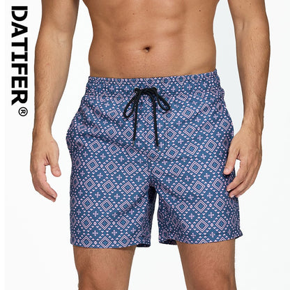 DATIFER 2025 Summer Hot Sale Mens Shorts Classic Polyester Quickly Dry Breathable Mesh Liner Shorts Para Hombre Gym Beach Pants