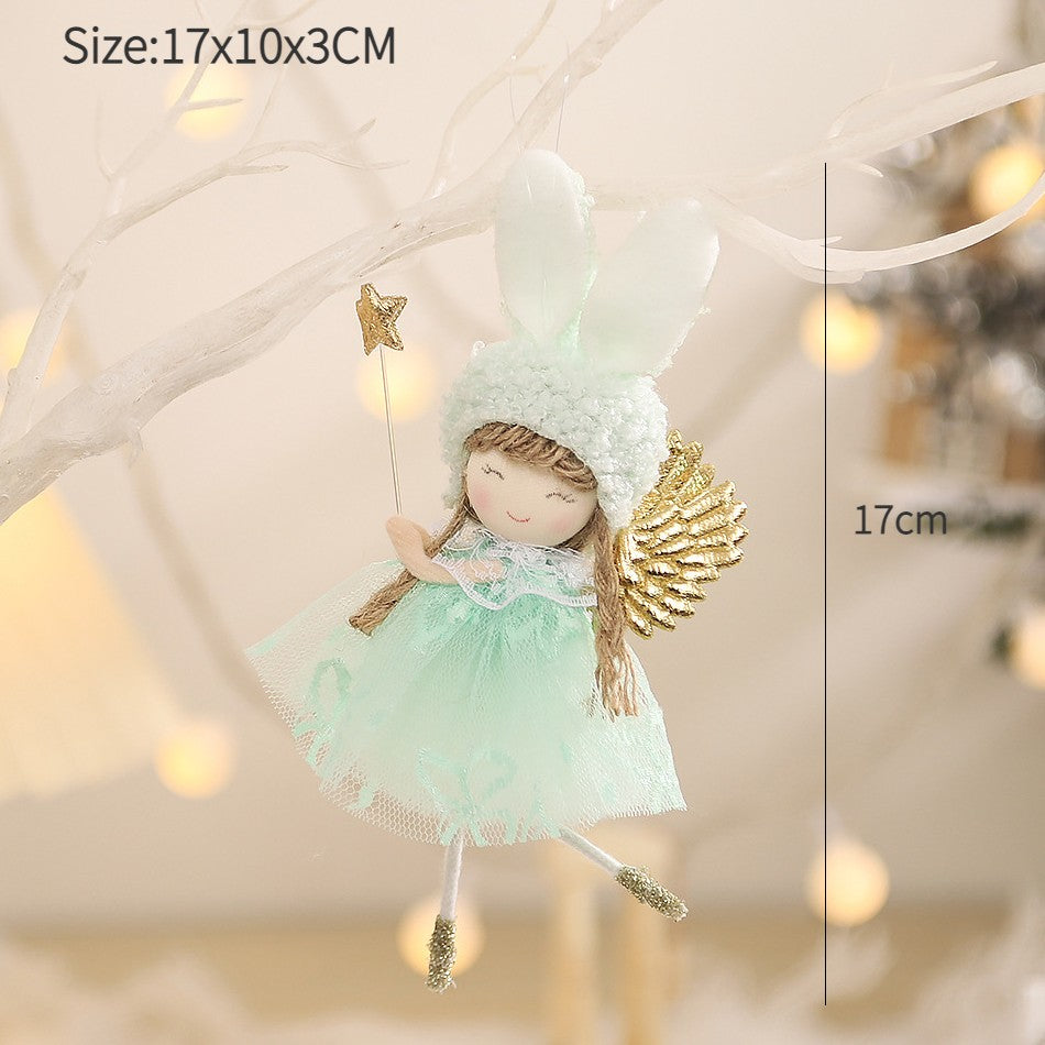 New Year 2024 Christmas Angel Dolls Xmas Tree Pendant Ornaments Navidad 2022 Christmas Decoration for Home Natal Gifts Noel Deco