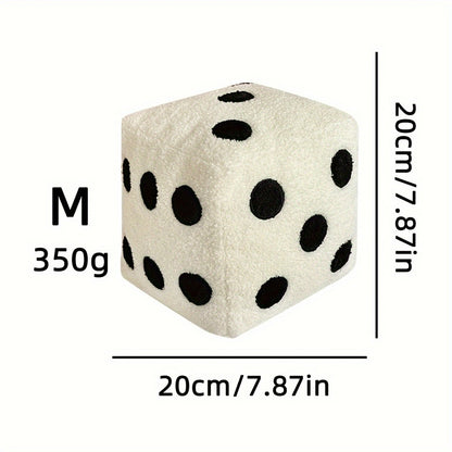 Creative Minimalist Home Pillows Fun Simulation Dice Plush Toys Sofa Cushions Mats Floor Mats Soft Decorative Dice Throw Pillow