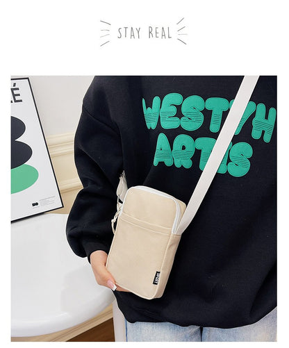 New Fashion Mobile Phone Bag Women's Messenger Bag All-match Mini Small Crossbody Bag Hanging Neck Coin Purse Vertical Handbag