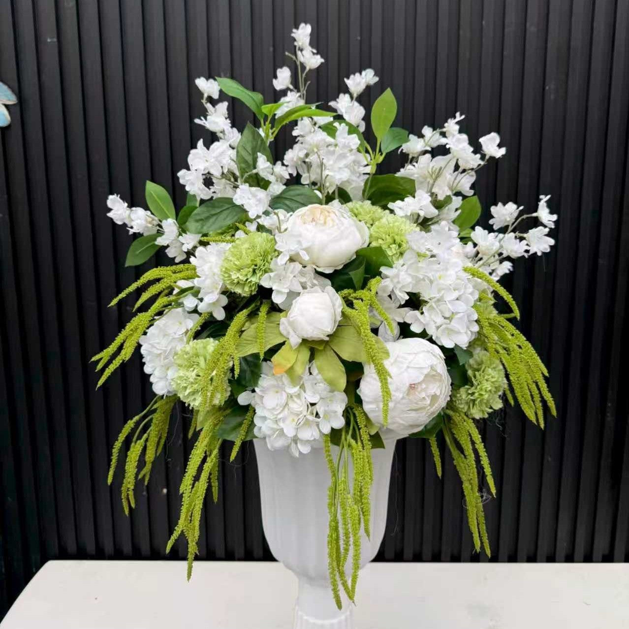 Customized Luxury Artificial Flower Ball, Wedding Table Centerpieces, Wedding Aisle Floral Arrangement for Event Decor