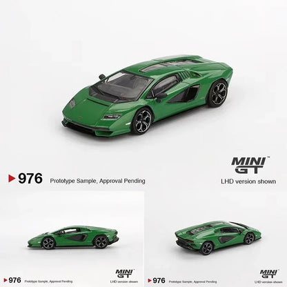 MINIGT Em estoque 1:64 Porsche Lamborghini Bugatti Pagani BMW McLaren Nissan Diecast Dior Car Modelo Coleção Miniatura Para