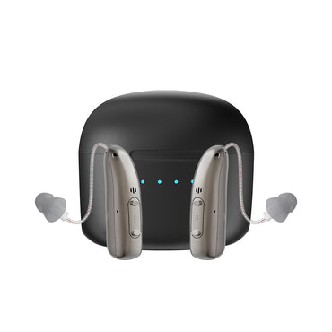 Rechargeable Digital BTE Hearing Aid Adjustable Volume Deaf Mini Sound Amplifier Portable Elderly Hearing Amplifier