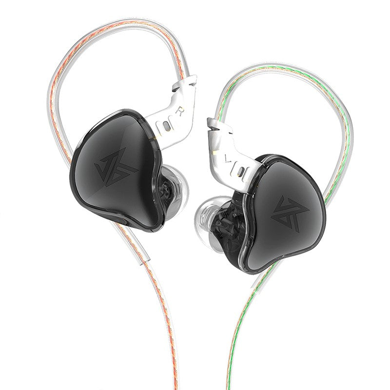 KZ EDC  EDCX Wired Headset Hanging In Ear Earbuds Headphones With Microphone Game Sport Monitor Noice Cancelling Earphones