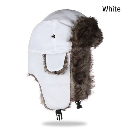 Men Women Fur Earflap Winter Cap Russian Ushanka Winter Hats Ski Hat Winter Warm Hat