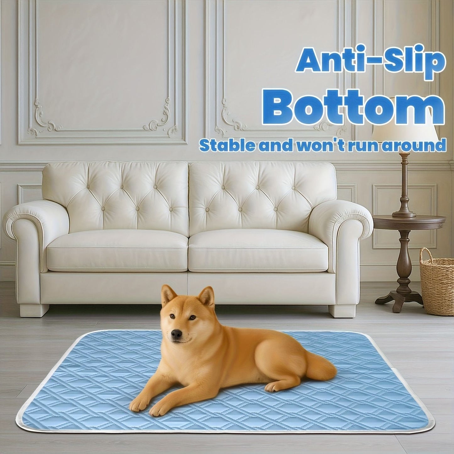 Nova almofada de resfriamento para cães, lavável, portátil, para o verão, cobertor de seda gelada para cães e gatos, tapete de dormir respirável para sofá