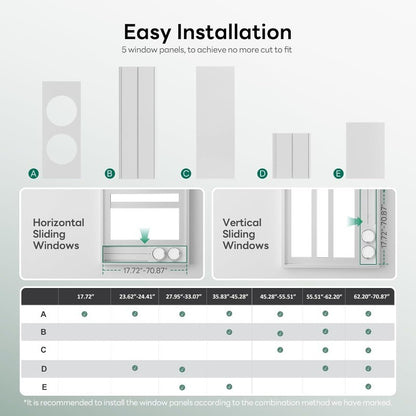 Ar-Condicionado Portátil ZAFRO 16.000 BTU, AC Inteligente de Duto Duplo com Refrigeração sem Drenagem, Modos de Refrigeração, Ventilador e Desumidificador