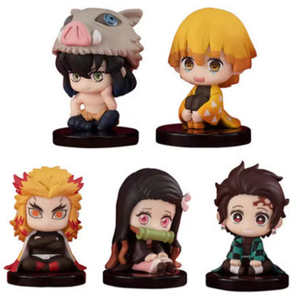 8,5 CM FuRyu SEGA PM Demon Slayer Douma Premium Chokonose Noodle Stopper Anime Figure Figuras de Ação Coleção