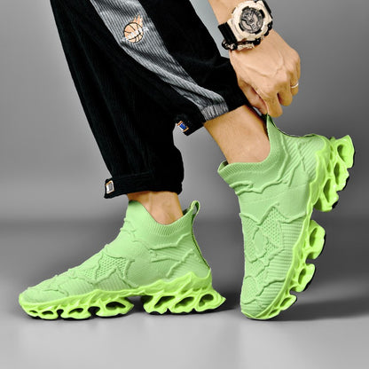 Tênis Masculino Casual Masculino Tênis Masculino de Luxo Tênis Masculino de Corrida Respirável Sapatos da moda Loafers Tênis de corrida para homens