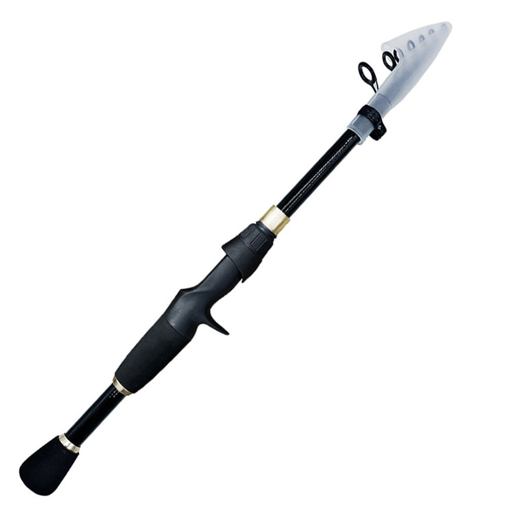 Varas de Pesca Telescópicas de 1.6-2.4m Ultraleves de Carbono para Spinning e Casting Acessórios de Pesca Peso da Isca 10-30g