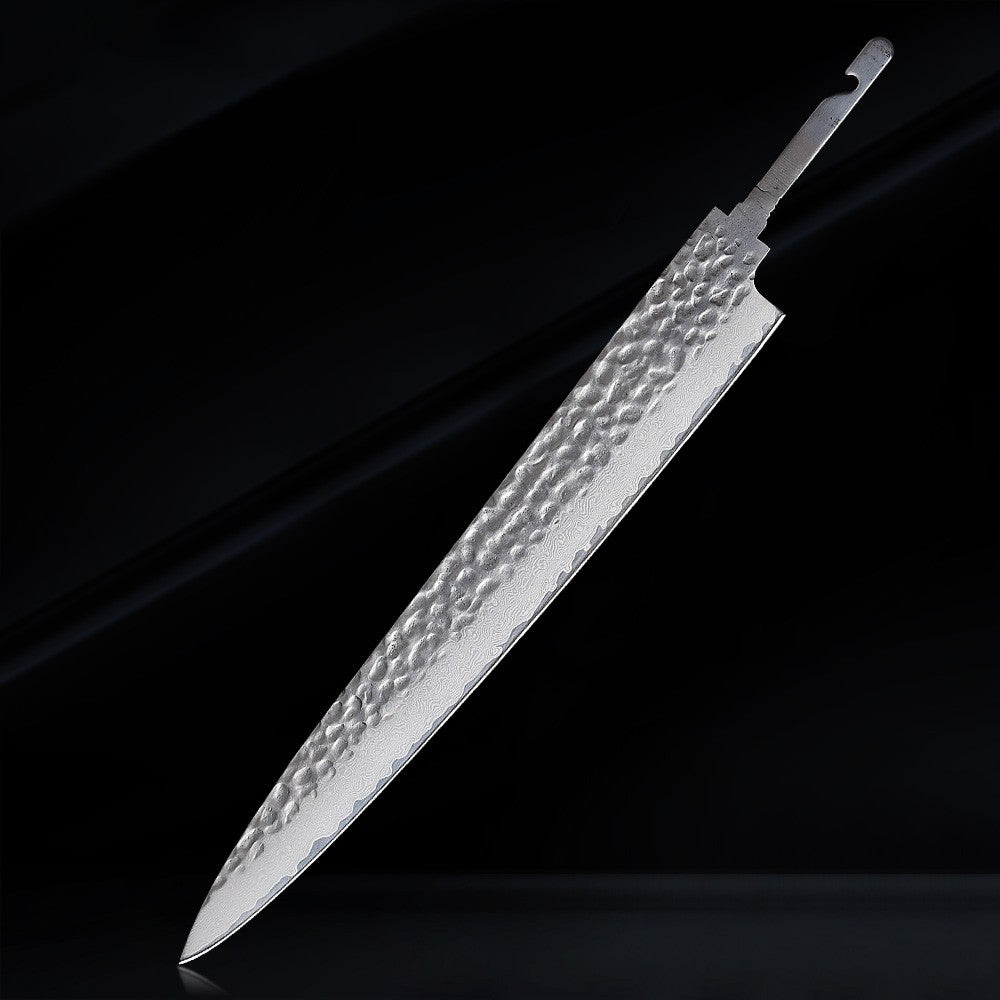 TURWHO Lâmina Crua de Faca de Chef Japonesa Aço Damasco Forjado à Mão DIY VG10 Kit de Facas de Cozinha Ferramentas para Fazer Facas Sem Cabo